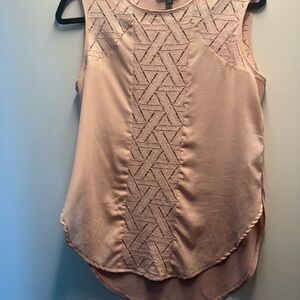 Banana Republic Pink Sleeveless Blouse